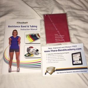 Resistance band/instruction manual